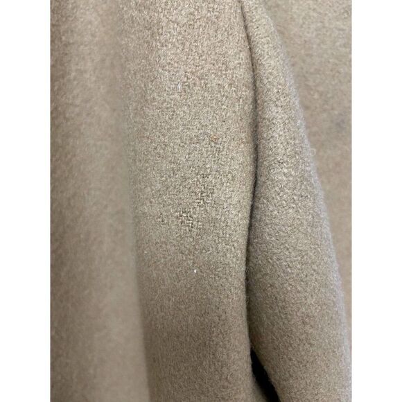 Vintage Lakeland Camel Tan Wool Blend Faux Sherpa Collar Lined Rancher Jacket 42 - Picture 10 of 12